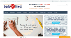 Desktop Screenshot of beds-on-line.co.za